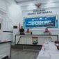 Caption. Kapolres Pasuruan Kota AKBP Makung Ismoyo Jati didampingi Wakapolres saat konferensi pers 