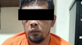 Foto : pelaku curanmor JS alias Karet (36) warga Desa Wonorejo, Kecamatan Singosari, Kabupaten Malang