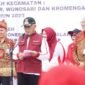 Bupati Malang H.M Sanusi saat menghadiri pengukuhan KJS 5 Kecamatan di Pakisaji