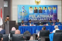 Bupati Malang saat Memberikan Sambutan di depan ara kader PMII