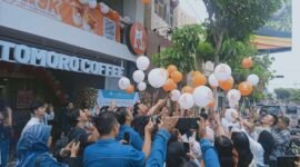 Grand Launching Tomoro Coffe yang berada di kawasan kayutangan Heritage 