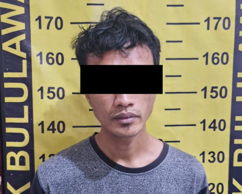 Foto : pria berinisial MR (28) yang diamankan Satreskrim Polres Malang