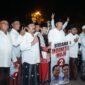 Caption. Para Kyai desa Jawa Timur Deklarasikan dukungan untuk Prabowo - Gibran di Mojokerto