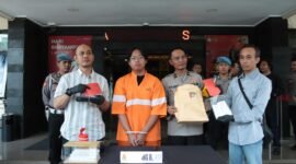 Foto :Sat Reskrim Polresta Malang Kota ungkap Kasus perkelahian di cafe loteng