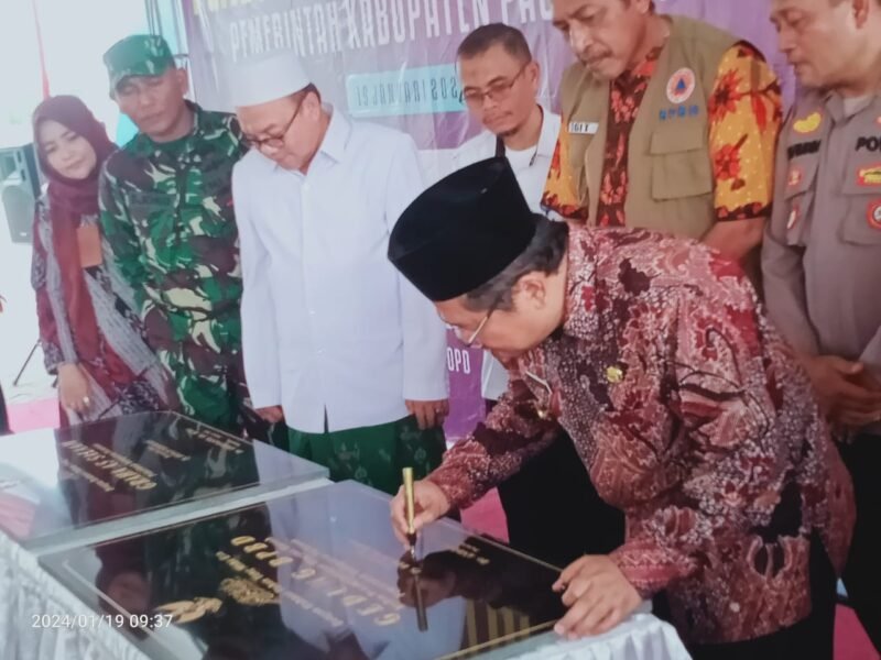 Foto : Pj Bupati Pasuruan Andriyanto pada meresmikan gedung baru Badan Penanggulangan Bencana Daerah (BPBD) Kabupaten Pasuruan