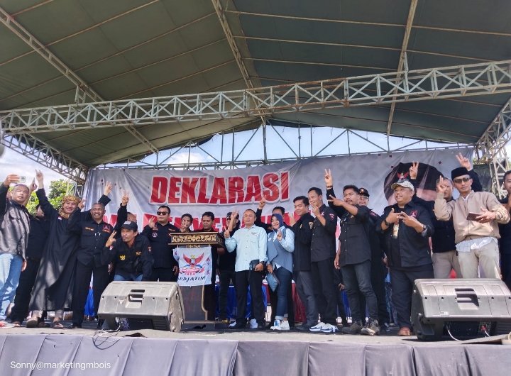 Foto : Para Ketua DPC bersama Seluruh Jajaran Kepengurusan DPD GRIB JAYA Jawa Timur All in Prabowo- Gibran 2024