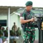 Foto : Panglima Divisi Infanteri 2 Kostrad Mayjen TNI Haryanto,S.I.P., M.Tr. (Han)., Pimpin Upacara Pelepasan Satgas Yonmek TNI Konga XXIII-R Unifil Tahun 2024 Yonif 413/Bremoro/6/2 Kostrad