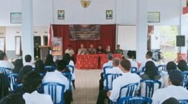 Foto : Kapolsek Lawang gelar Jumat Curhat bersama masyarakat Desa MulyoarjobLawang