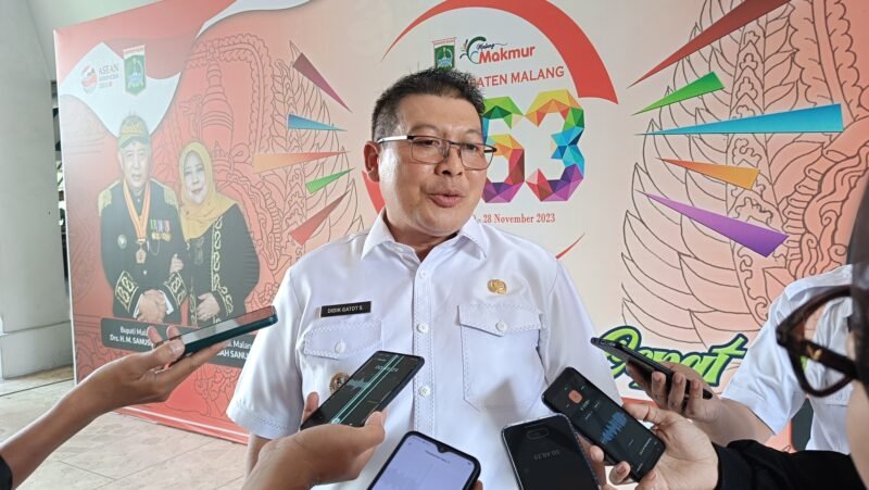 Caption. Ketua DPC PDI-Perjuangan Kabupaten Malang Didik Gatot Subroto 