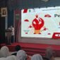 Caption. Bupati Malang H.M Sanusi saat memberikan sambutan pada acara penyerahan sertifikat kelulusan Diklat yang dilaksanakan Himpaudi Kabupaten Malang 