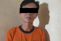 Foto : tersangka BM yang viral di media sosial karena mengacungkan senjata tajam