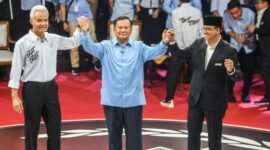 Caption. Debat calon Presiden yang digelar KPU RI (sumber foto google)