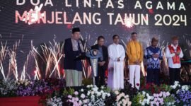 Foto : Sambut Tahun 2024 PJ Walikota Batu gelar doa bersama doa bersama lintas agama