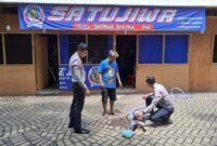 Foto : Polres Maang berikan bantuan Pompa Air Portable
