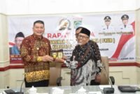 Foto : Wakil Bupati Malang Drs. Didik Gatot Subroto, S.H, M.H saat hadiri Raker FKUB Taun 2024