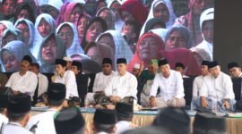 Foto : Haul yang dihdiri KH. Agus Muhammad Iqdam Kholid atau yang biasa dikenal Gus Iqdam