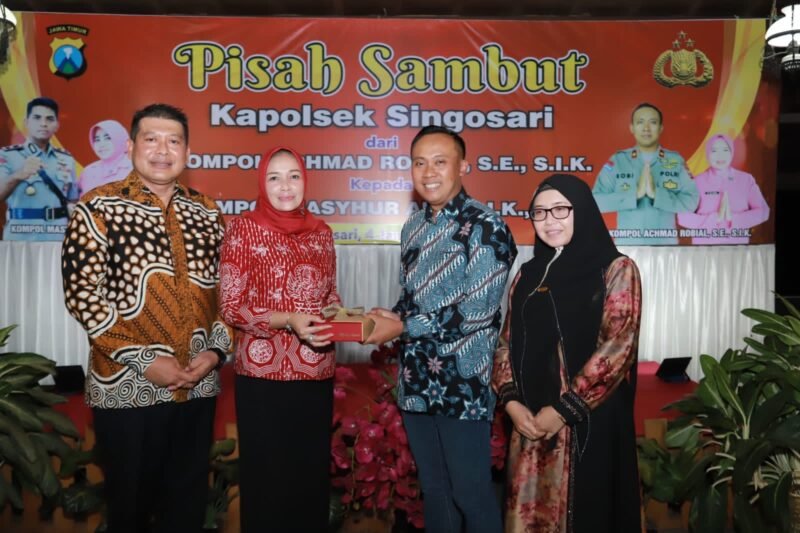 Foto : Wabup Malang Didik Gatot Subroto saat hadiri Pisah Sambut Kapolsek Singosari