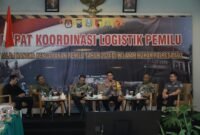 Foto : Kapolres Batu dan Wakil Bupati Malang hadiri Rakor Logistik Pemilu
