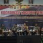 Foto : Kapolres Batu dan Wakil Bupati Malang hadiri Rakor Logistik Pemilu