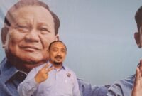 Foto : Dwi Indro Tito Cahyono SH saat deklrasi dukng Prabowo-Gibran