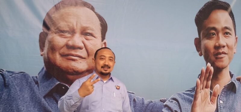 Foto : Dwi Indro Tito Cahyono SH saat deklrasi dukng Prabowo-Gibran