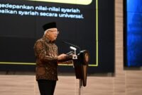 Foto : Wakil Presiden (Wapres) K.H. Ma’ruf Amin