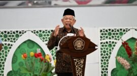 Foto : Wakil Presiden K.H. Ma’ruf Amin memberikan Kuliah Umum di Universitas Islam Malang (UNISMA)