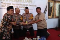 Foto : Kapolres Pasuruan AKBP Teddy Chandra, S.I.K., M.Si., Kapolres Kota Pasuruan, Wakil Walikota Pasuruan saat menghadiri HPN tahun 2024