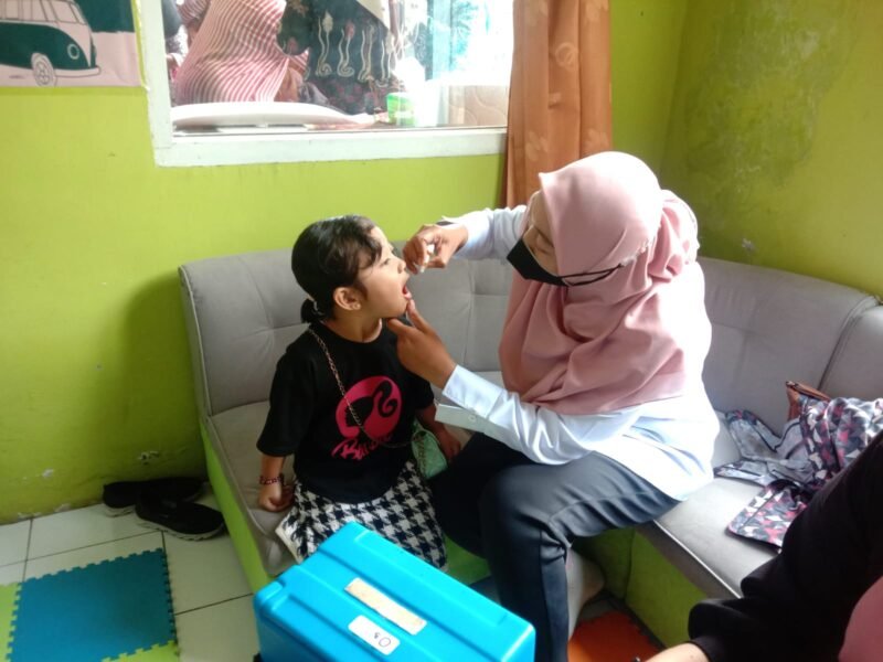 Foto : Pekan Imunisasi Nasional Polio (Sub PIN Polio) di Kota Batu
