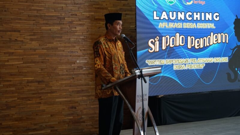 Foto : Kepala Desa Pendem, Tri Wahyuwono Effendi