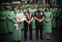 Foto : - Kolonel Inf Setyo Wibowo S.Ip M.Sos resmi pimpin Korem 083/Bdj menggantikan Jenderal TNI Jamaludin. SH