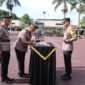 Foto : Kapolres Malang, AKBP Putu Kholis Aryana pimpin Sertijab Kasatnarkoba dan Dua Kapolsek