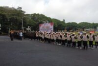 Foto : Bawaslu Kota Malang gelar Apel Siaga Pemilu di Balaikota Malang