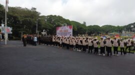 Foto : Bawaslu Kota Malang gelar Apel Siaga Pemilu di Balaikota Malang