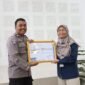 Foto : Sikeu Polres Batu berhasil menyabet penghargaan sebagai Peringkat 1 Satker terbaik pengguna CMS