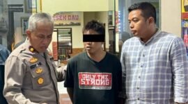 Foto : Pelaku pencabulan terhadap seorang remaja perempuan di Kecamatan Dau, Kabupaten Malang.