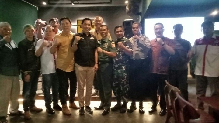 Caption. Foto bersama pengurus IWOI Malang dengan Forkompinda Malang 