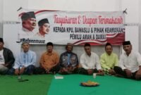 Caption. Tasyakuran masyarakat di Desa Sengguruh Kepanjen Kabupaten Malang 