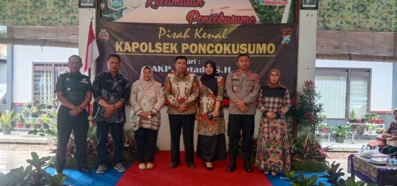 Foto : Polsek Poncokusumo gelar Pisah Sambut Kapolsek baru