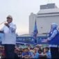 Foto : Capres Prabowo saat kampanye di stadion Gajayana