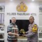 Foto : Kapolres Pasuruan Kota, AKBP Makung Ismoyo Jati bersama Wakil Konsulat Jenderal Australia Mr. Anthony Clark 