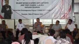Foto : Kapolres Pasuruan AKBP Teddy Chandra, S.I.K., M.Si. menggelar Curhat Kamtibmas dan Silaturahmi ke sejumlah Tokoh Agama