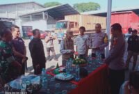 Foto : peluncuran perdana distribusi logistik Pemilu 2024 dilakukan Ketua Komisi Pemilihan Umum (KPU) Zaenul Arifin, Kapolres Pasuruan Kota AKBP Makung Ismoyo Jatih S.I.K,M.I.K