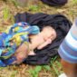Foto : Bayi perempuan yang ditemukan di Gereja Griya Visensius Dusun Jagil, Desa Gambiran Kecamatan Prigen Kabupaten Pasuruan