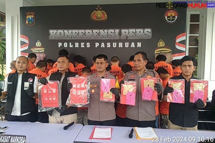 Foto : Polres Pasuruan berhasil mengungkap sejumlah kasus tindak pidana