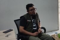Caption. M.Hasbi Bidang Pencegahan, Permas dan Humas Badan Pengawas Pemilu Kota Malang 