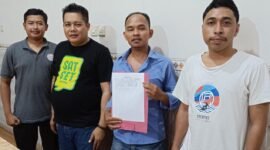 Caption. Kantor Advokat dan Konsultan Hukum Kompak Law dan Tim Gunawan Center Khusairi beserta tim