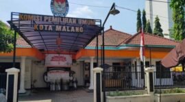 Caption. Kantor KPU kota Malang 
