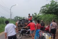 Foto : balap liar yang berhasil diamankan oleh anggota Polsek Sukorejo 