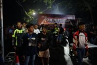 Foto ; Kanjuruhan Street Race yang digelar di jalur utama Desa Sukowilangun Simpang 5 Peteng, Kecamatan Kalipare